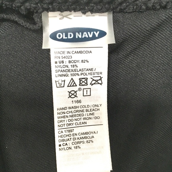 Old Navy Bikini Top XXL Black Triangle Ribbed - Picture 5 of 8